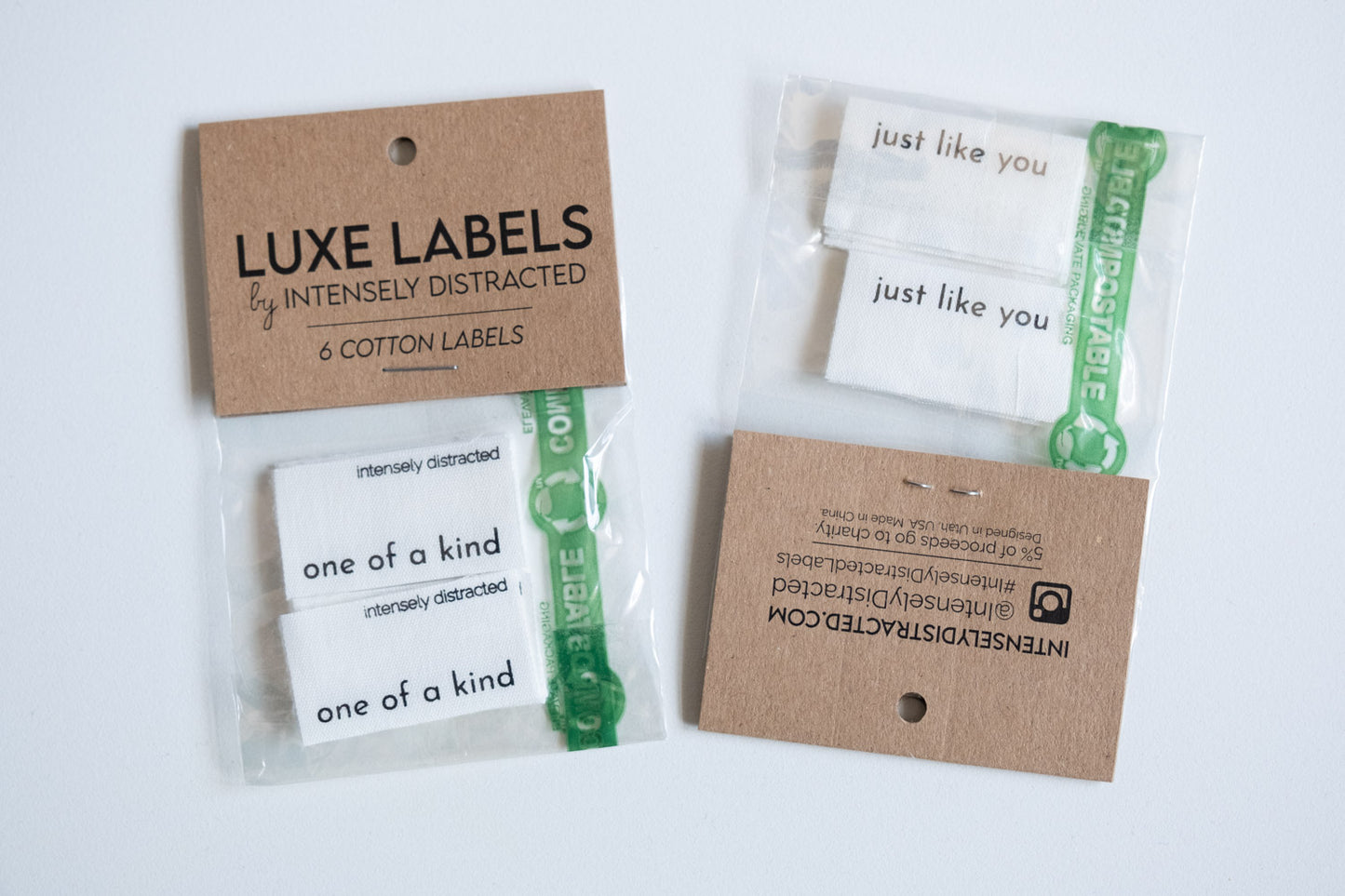 One of a Kind-Just Like You ✿ Quilt Labels