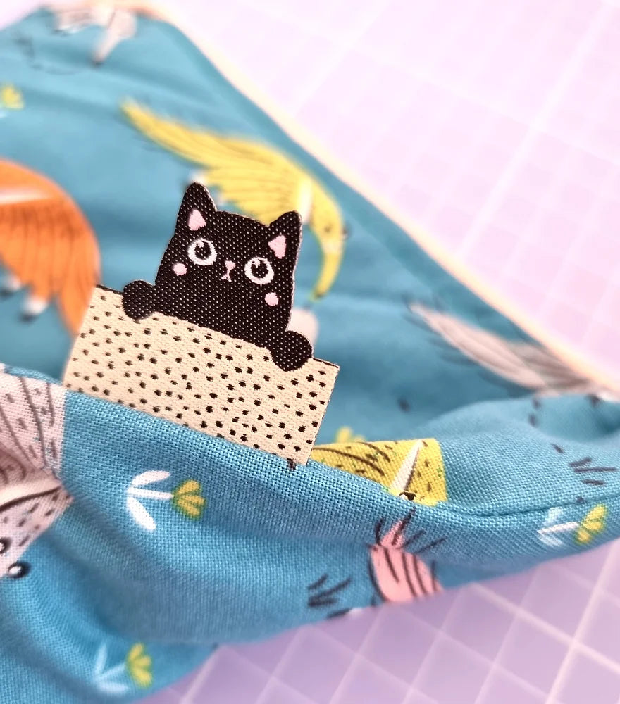 Peekaboo Kitty ✿ Quilt Labels