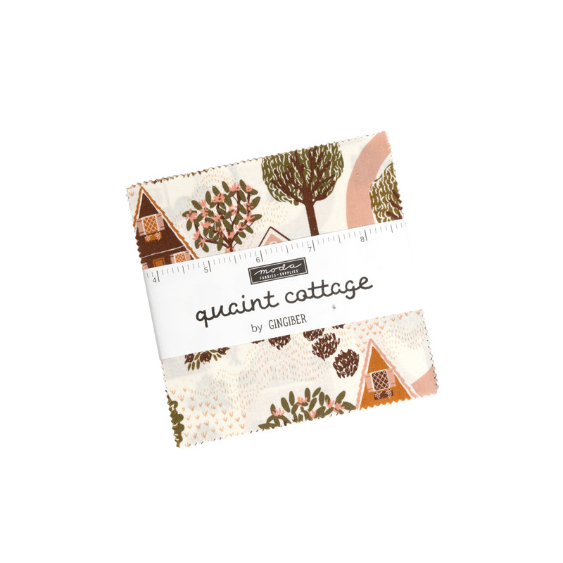 Quaint Cottage ✿ Gingiber ✿ Charm Pack