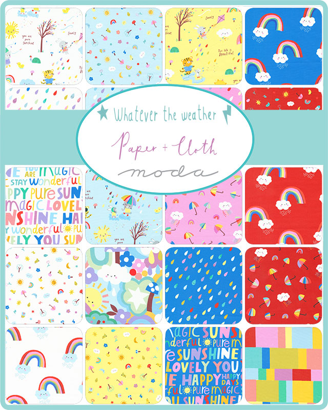 No Scrap Left Behind ✿ Paper + Cloth ✿ Whatever the Weather