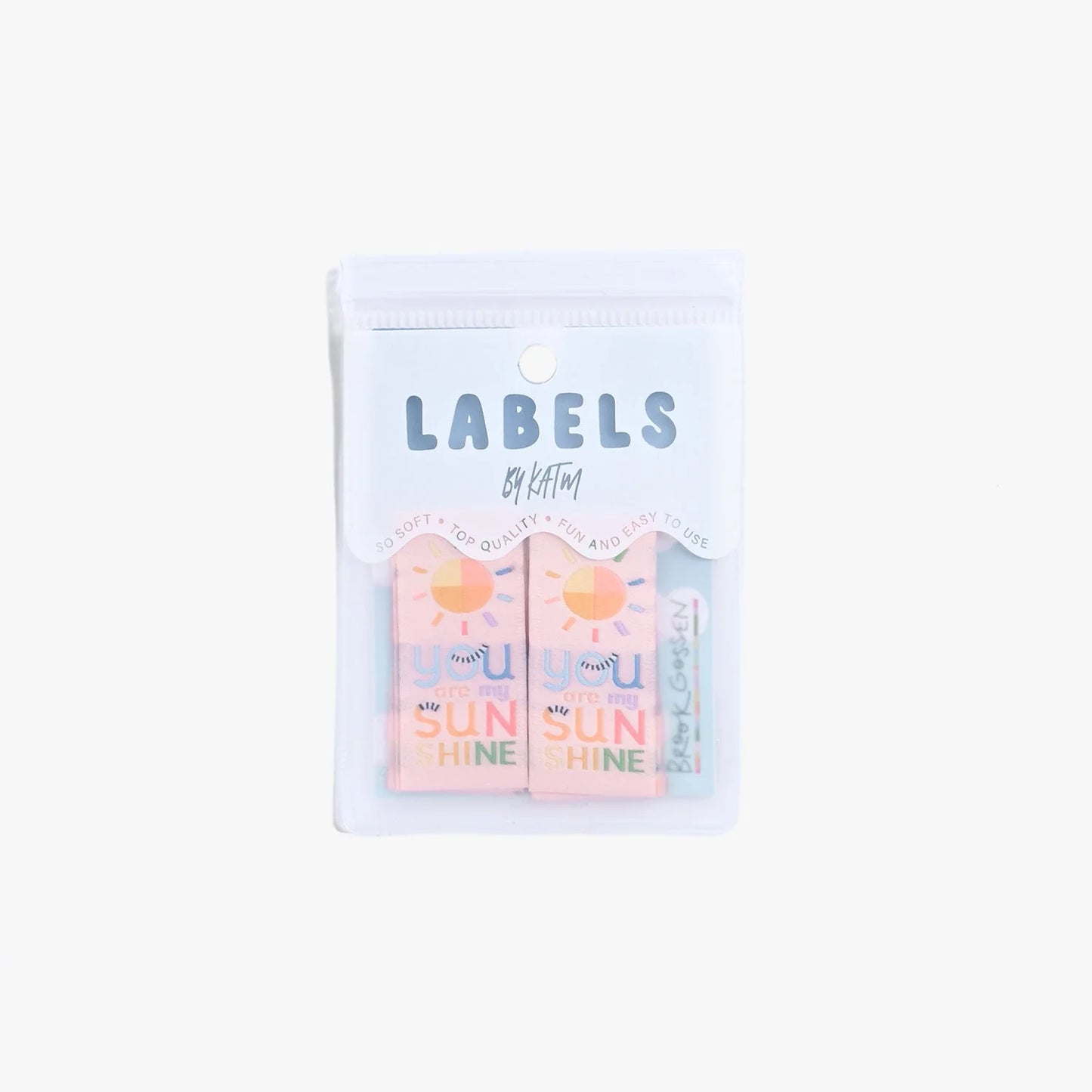 You Are My Sunshine ✿ Brook Gossen + KATM ✿ Sewing Labels