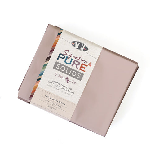 Suzy Quilts Edition ✿ AGF Pure Solids ✿ Fat Quarter Bundle