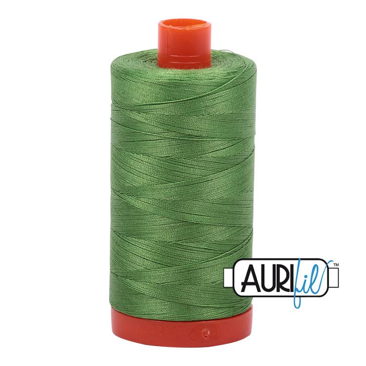 Aurifil ✿ Cotton Mako Thread 50wt ✿ Grass Green
