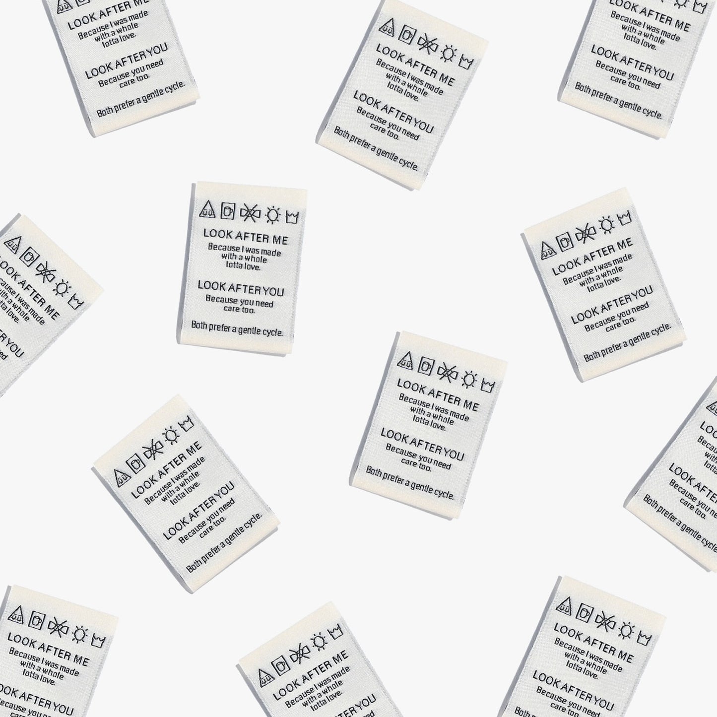 Look After Me, Look After You ✿ Sewing Labels