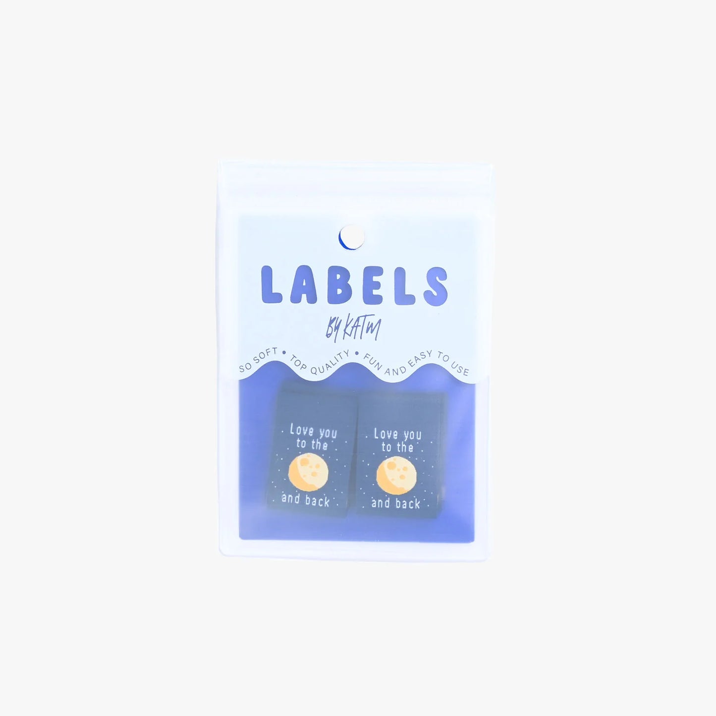 Love You to the Moon and Back ✿ Quilt Labels