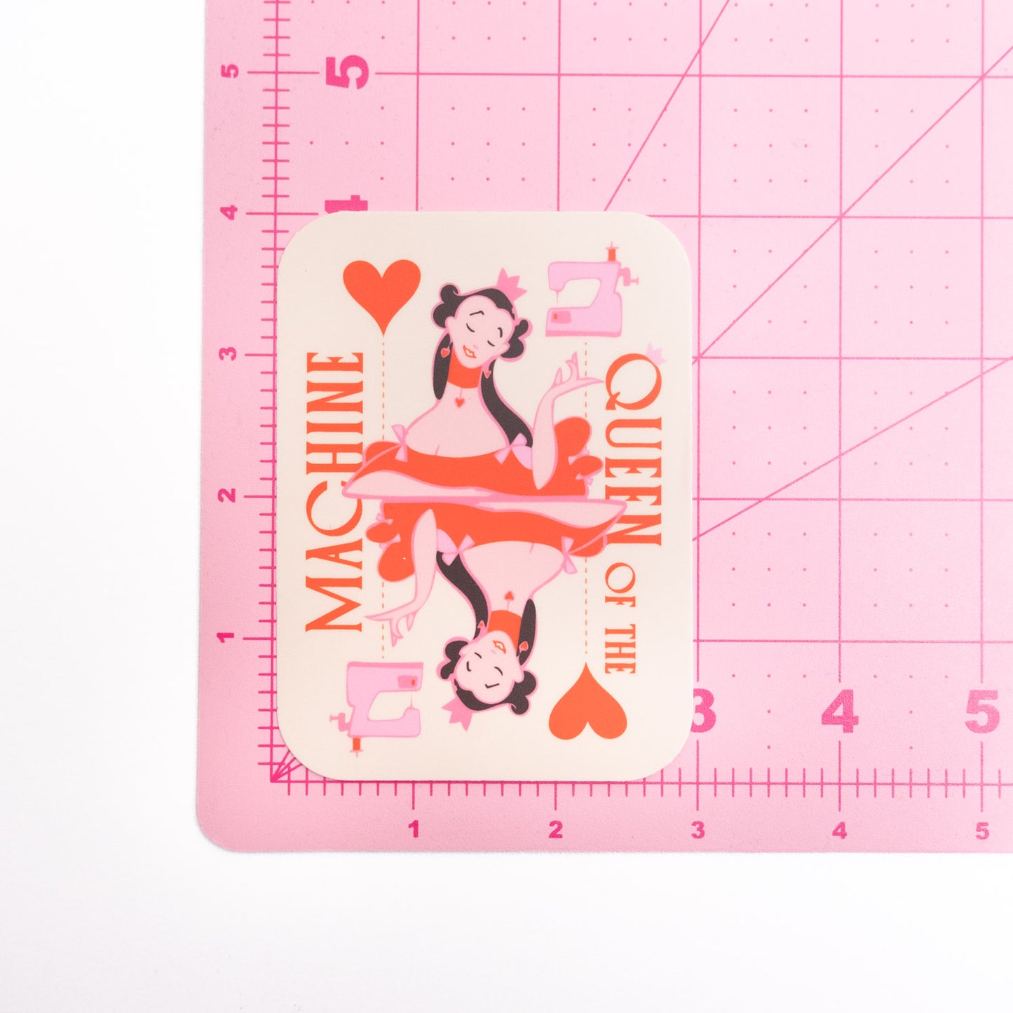 Quilting Sticker - Queen of the Machine