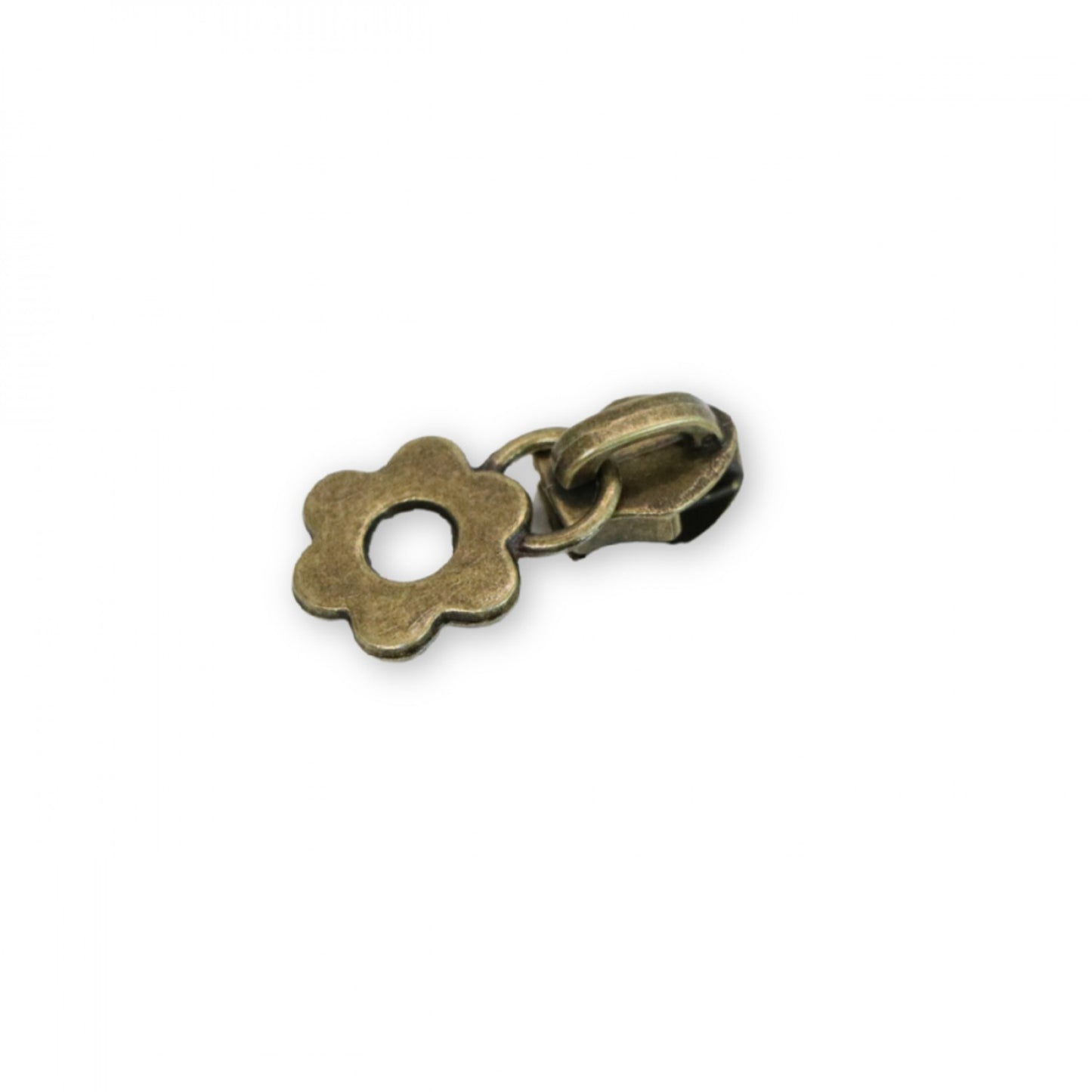 Zipper Pulls #5 ✿ Flower ✿ Antique Gold