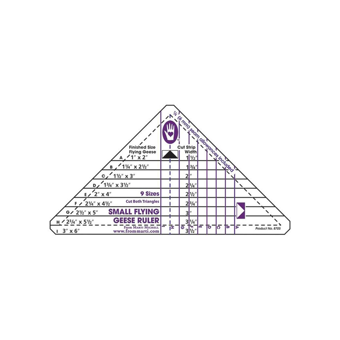 Flying Geese Ruler ✿ Small