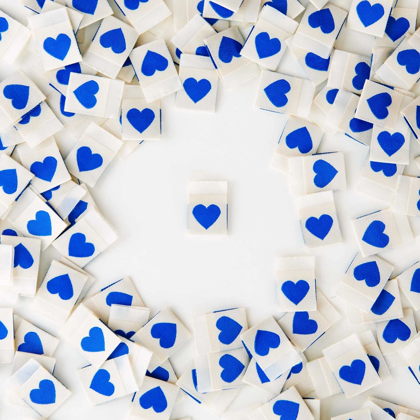 Blue Heart ✿ Quilt Labels
