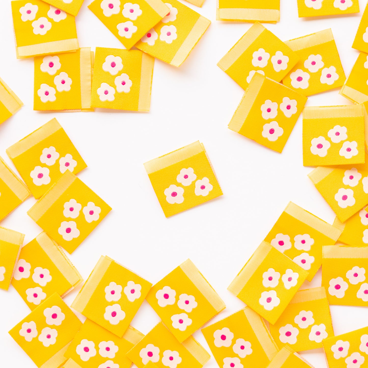 Yellow Daisy ✿ Quilt Labels