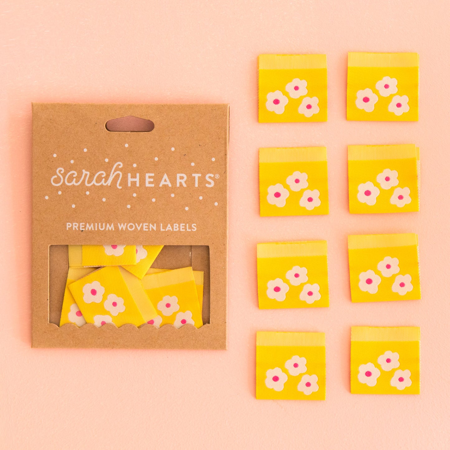 Yellow Daisy ✿ Quilt Labels