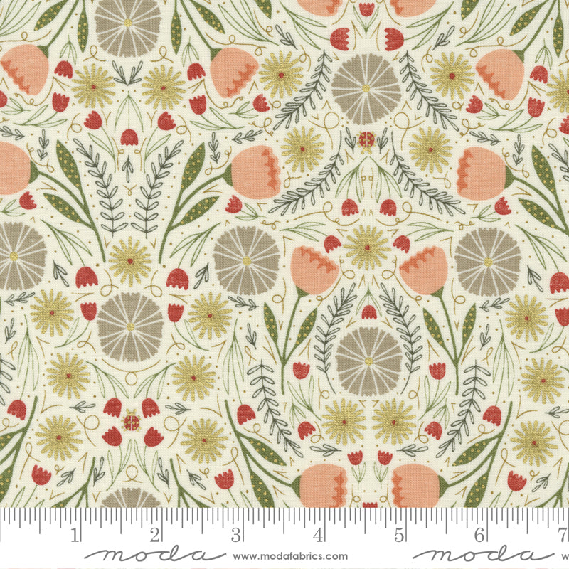 Meadowmere ✿ Metallic White Floral