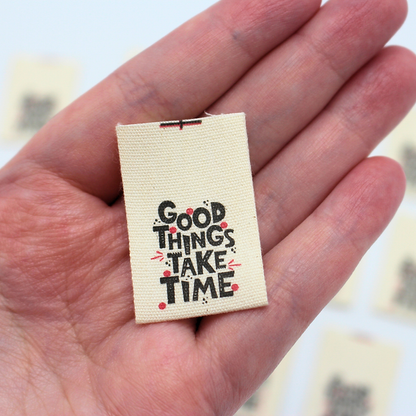 Good Things Take Time ✿ Labels