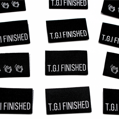 T.G.I. Finished ✿ Quilt Labels