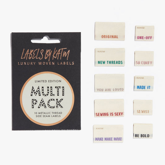 Metallic Multi Pack ✿ Sewing Labels