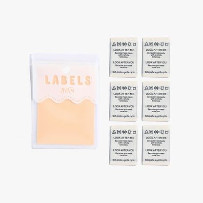 Look After Me, Look After You ✿ Sewing Labels