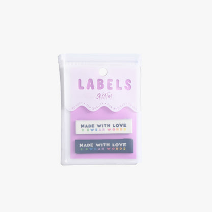 Made with Love + Swear Words ✿ Sewing Labels