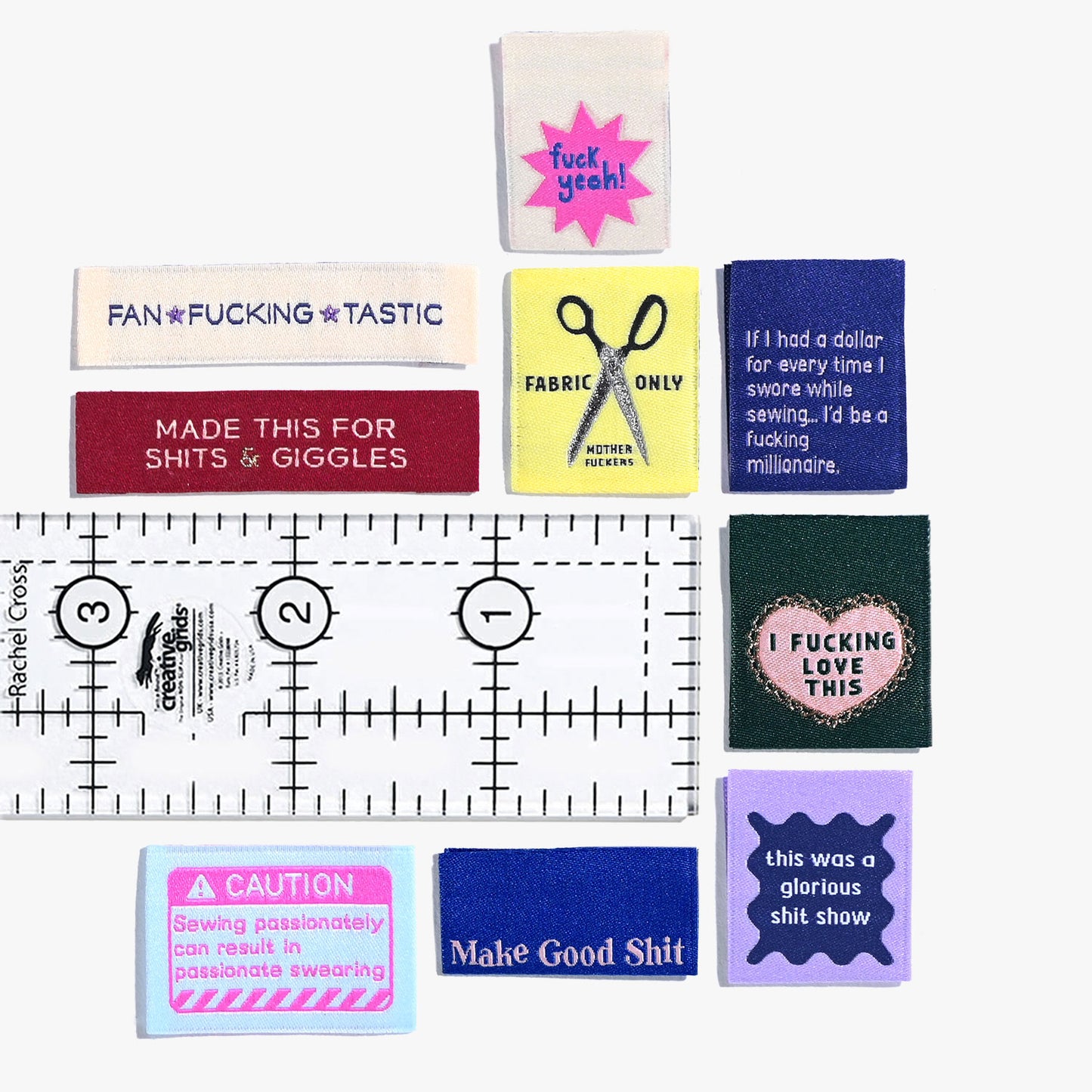 The Sweary Sewist #4 ✿ Quilt Labels