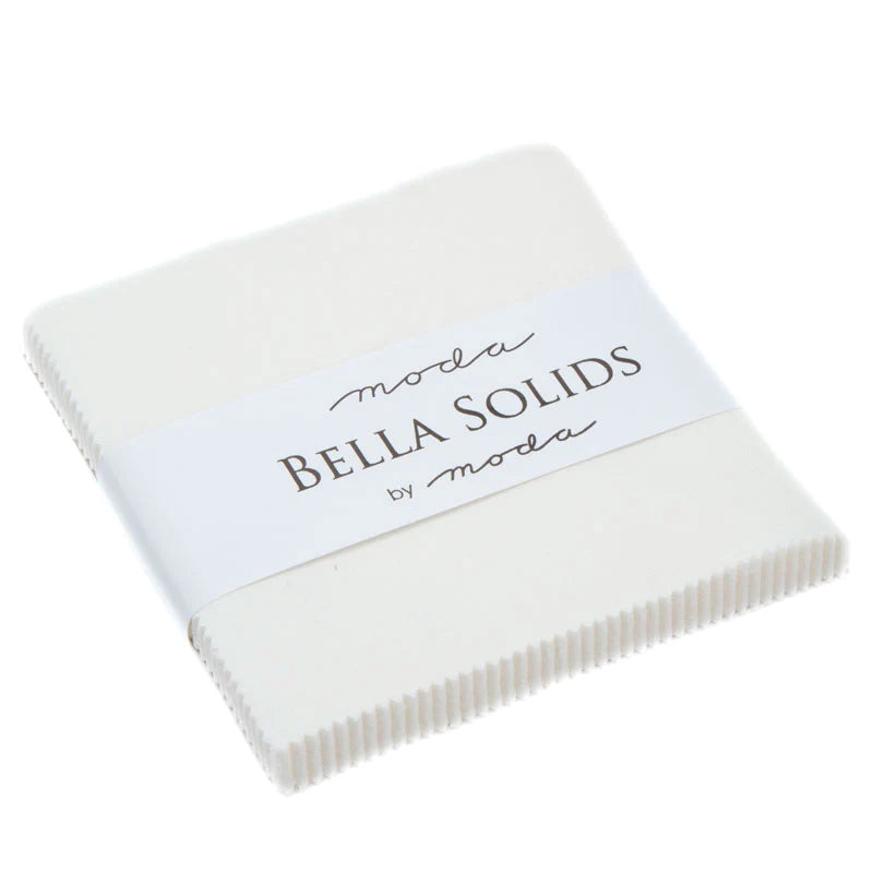 Bella Solids ✿ White Bleached (98)  ✿ Charm Pack