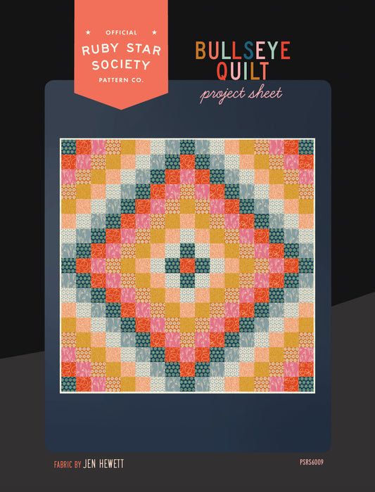 FREE ✿ Ruby Star Society ✿ Bullseye Quilt Pattern