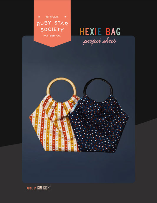 FREE ✿ Ruby Star Society ✿ Hexie Bag Pattern