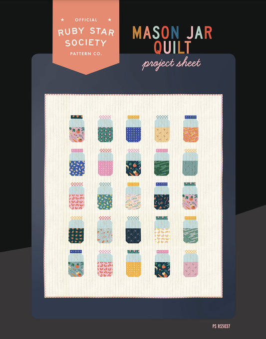 FREE ✿ Ruby Star Society ✿ Mason Jar Quilt Pattern