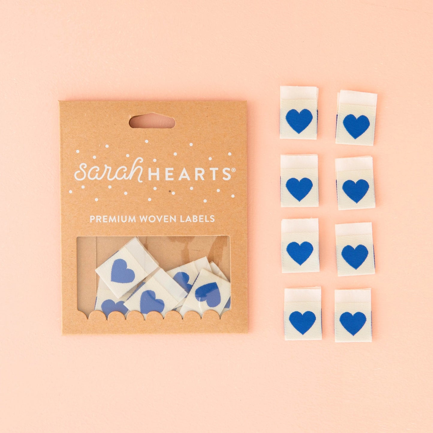 Blue Heart ✿ Quilt Labels