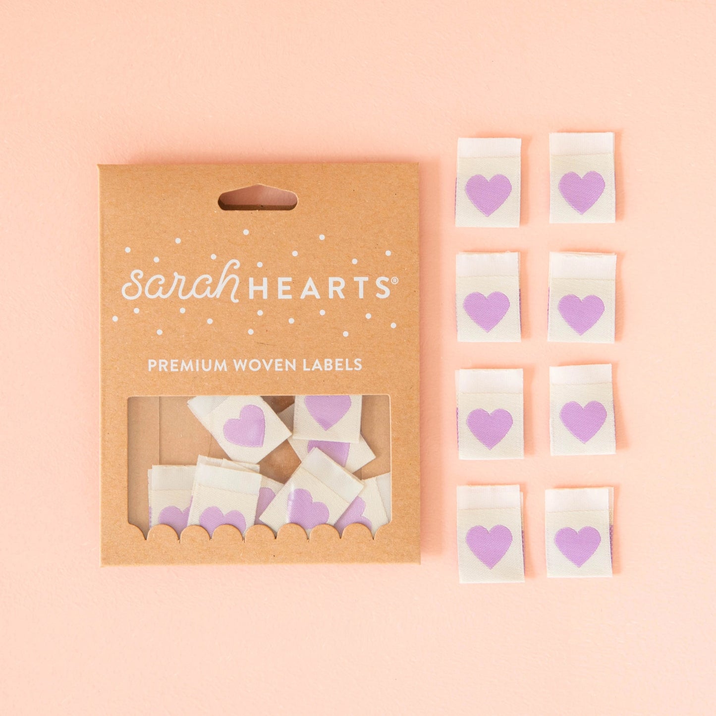 Purple Heart ✿ Quilt Labels