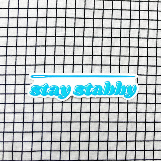 Stay Stabby ✿ Sticker ✿ Whipstitch Handmade
