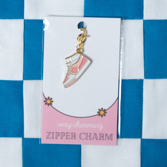 Very Charming Zipper Charm ✿ Sneakers ✿ Pink and Peach